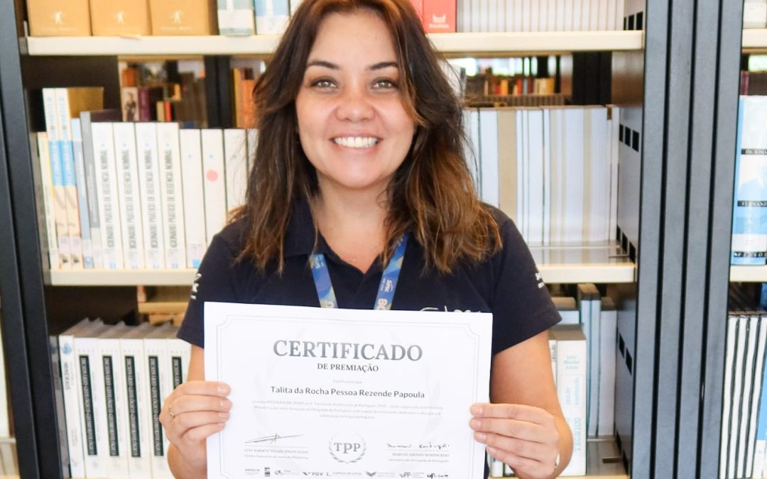 Medalha de Ouro no 1º Torneio de Professores de Português