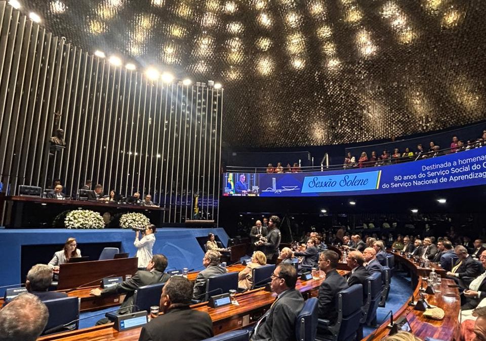 Sesc e Senac recebem homenagem no Congresso Nacional em seus 80 anos