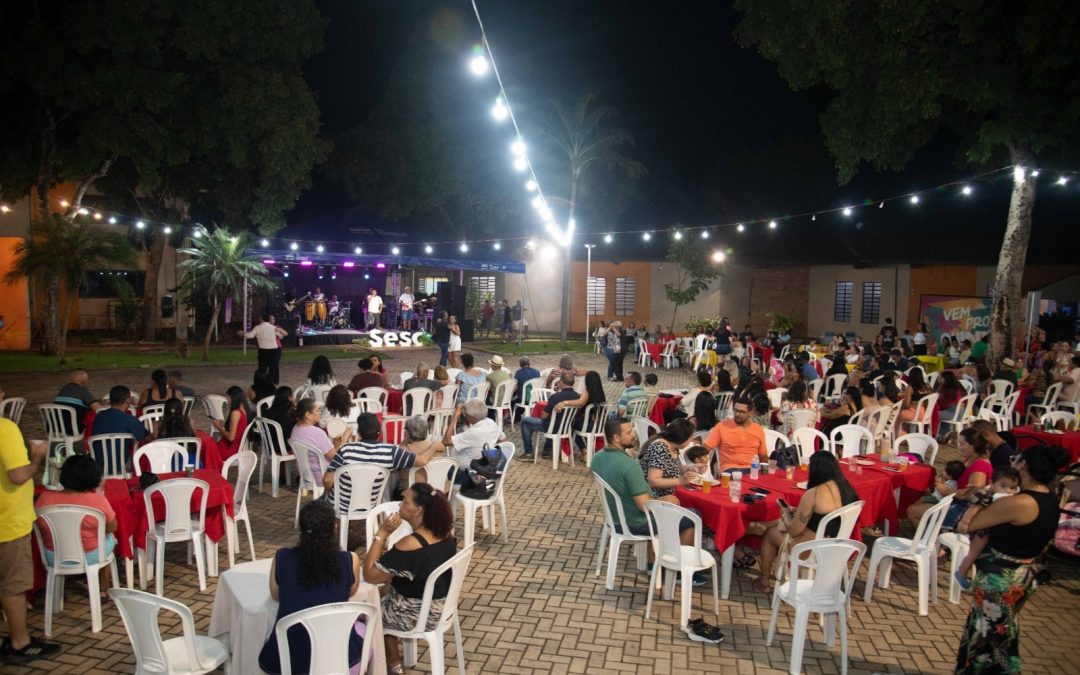 Quintal do Sesc Poconé reúne sabores regionais e música ao vivo nesta sexta (10) 