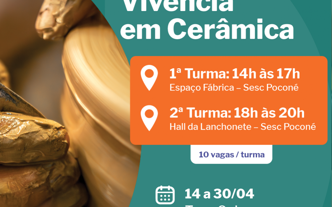 Atividades – Vivência em Cerâmica