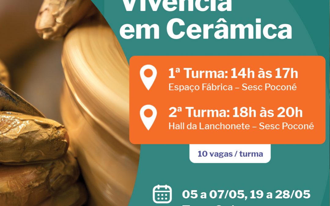 Atividades – Vivência em Cerâmica