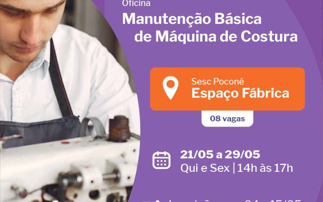 Atividades – Manutenção Básica de Máquina de Costura