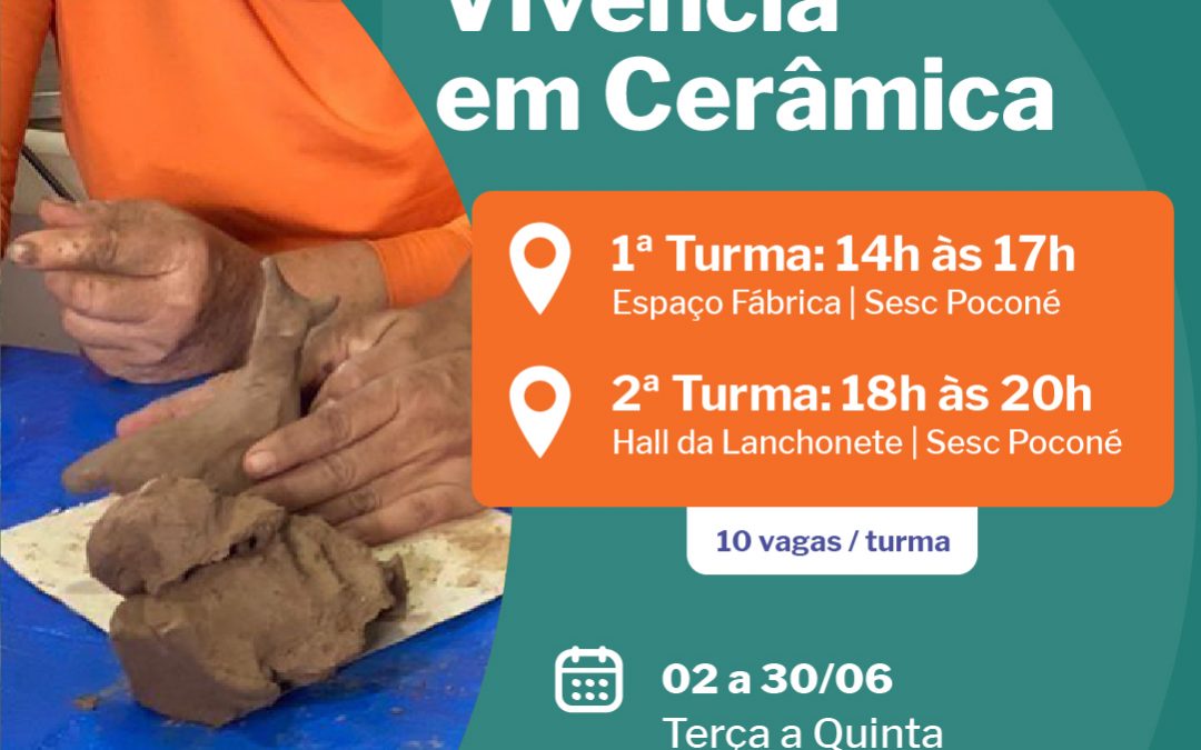 Atividades – Vivência em Cerâmica