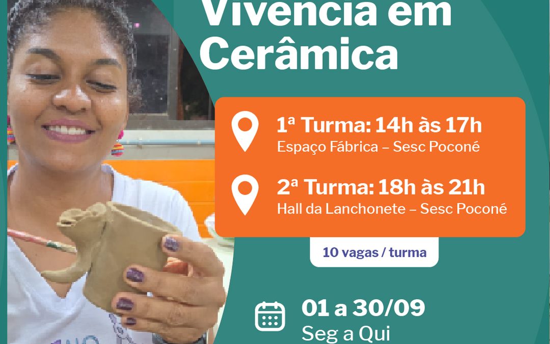 Vivência em Cerâmica