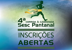 Abertas as inscrições para a IV Corrida e Caminhada Sesc Pantanal