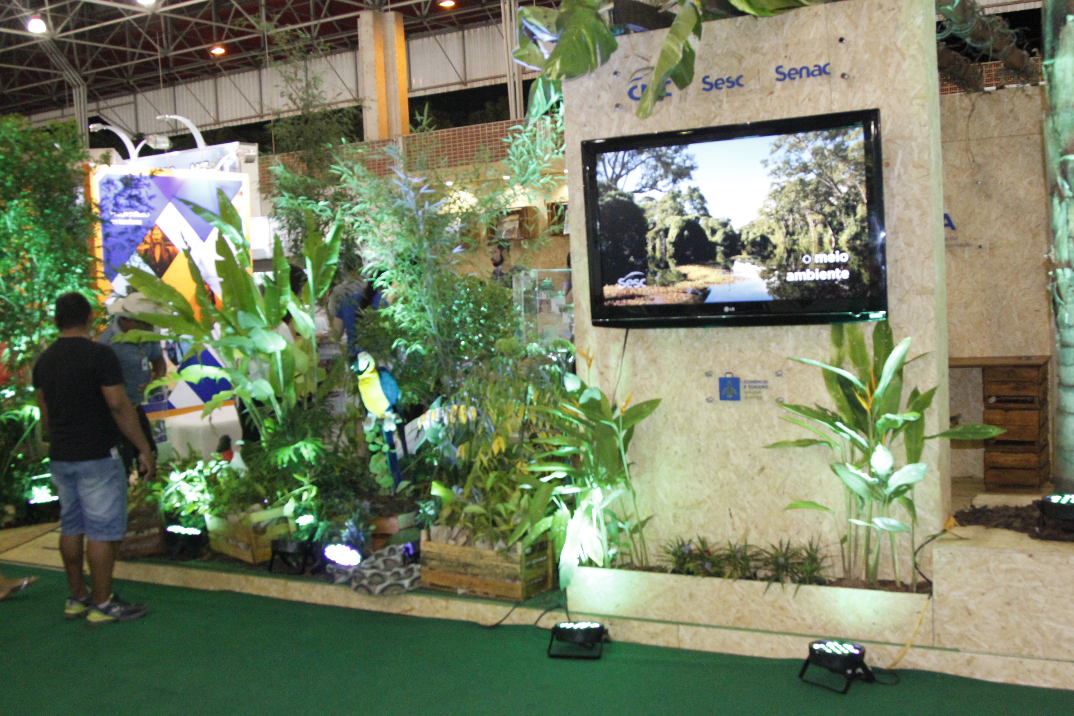 Sesc Pantanal valorizou riquezas da comunidade e atrativos do turismo sustentável em stand na FIT 2017