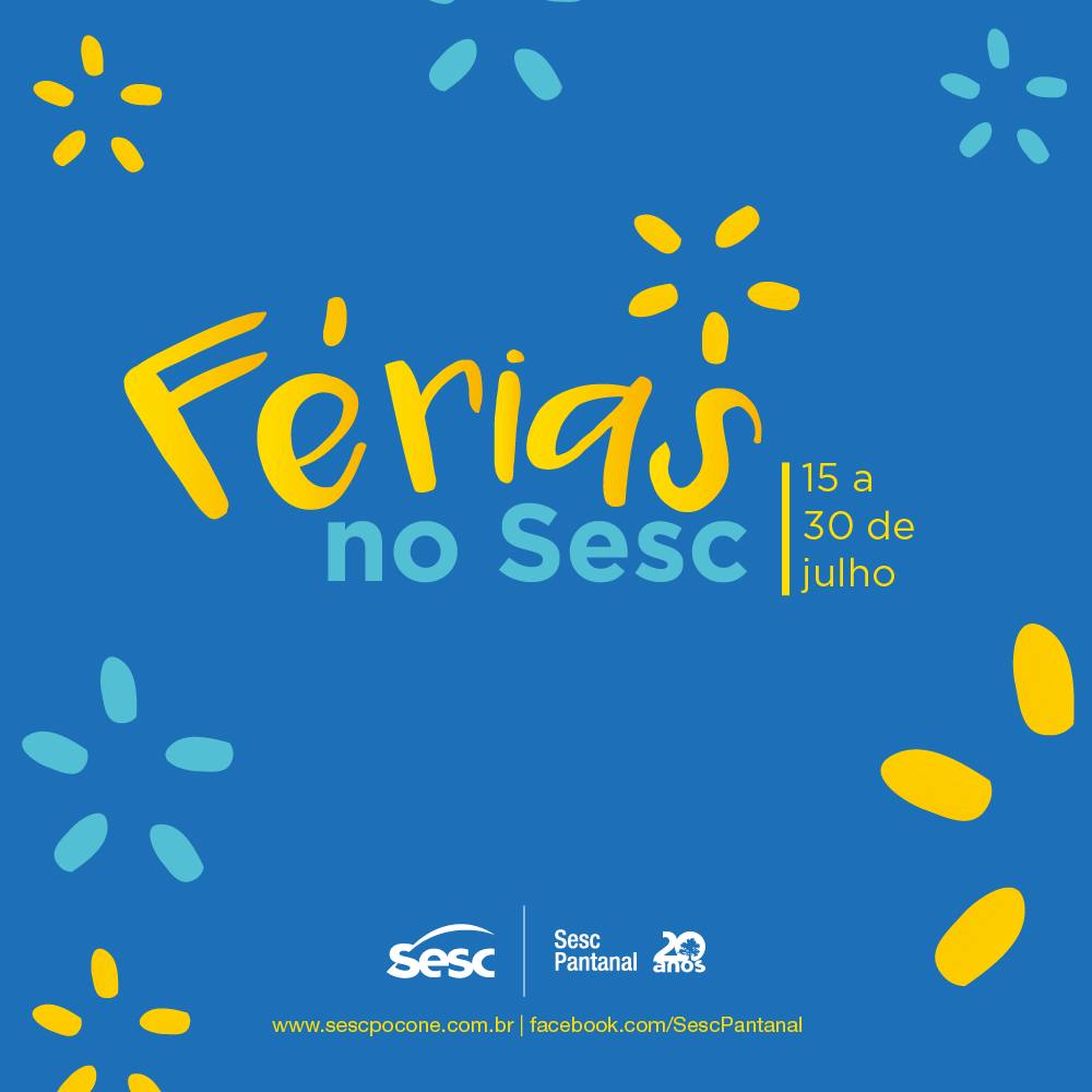 Sesc oferece programação especial de férias em Poconé