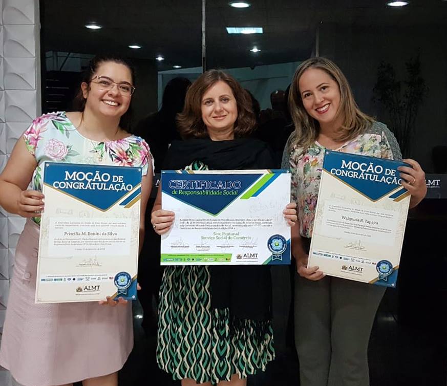 Sesc Pantanal recebe Certificado de Responsabilidade Social