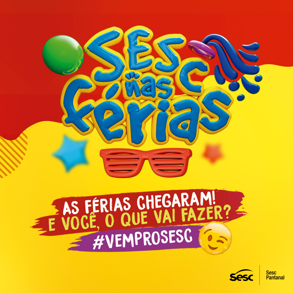 Programação de férias do Sesc Pantanal tem atividades gratuitas em Poconé, Rosário Oeste e Nobres