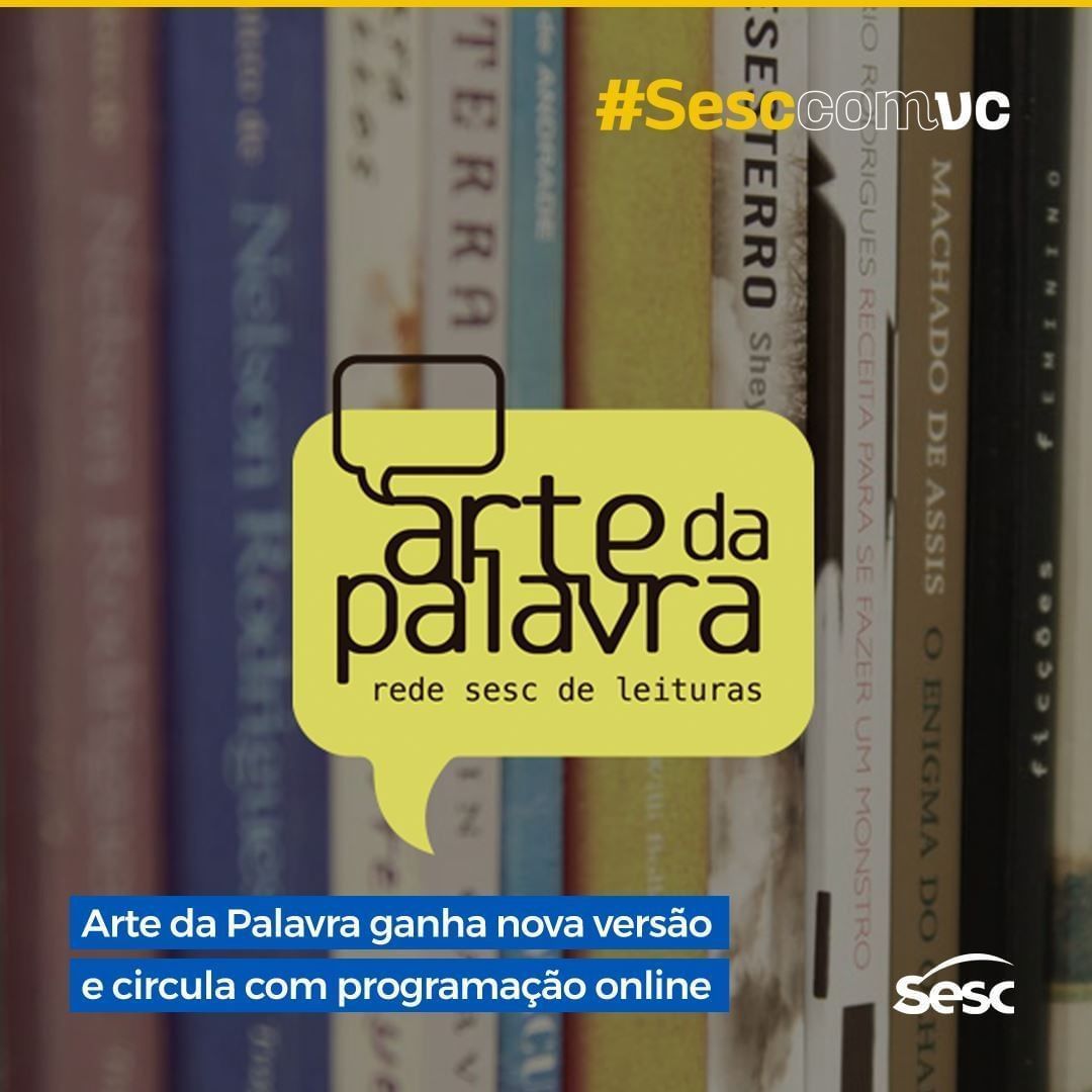 Arte da Palavra ganha nova versão e circula com  com programação online