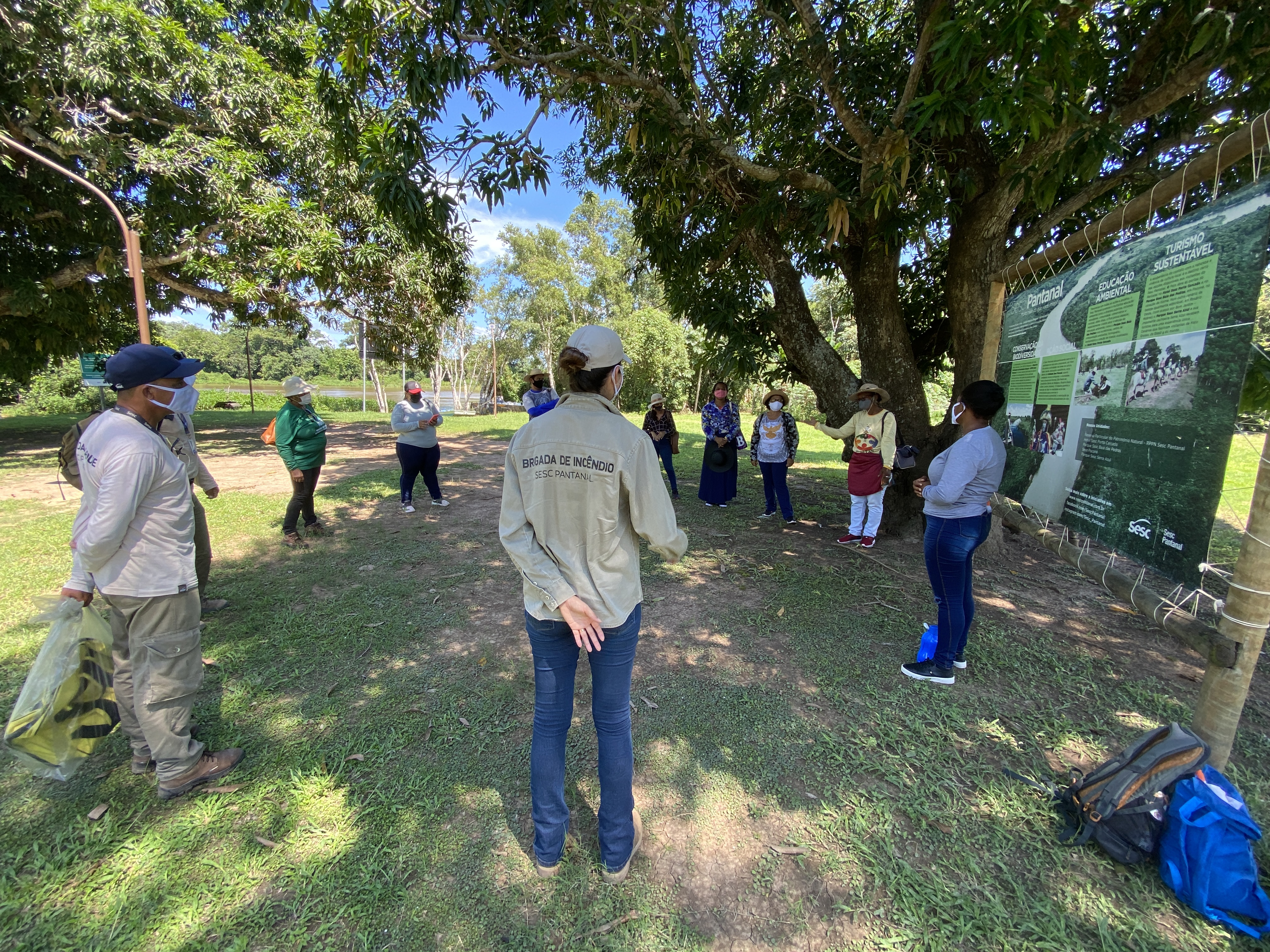 Líderes comunitários de Poconé visitam a maior RPPN do Brasil para conhecer trabalho de conservação no Pantanal