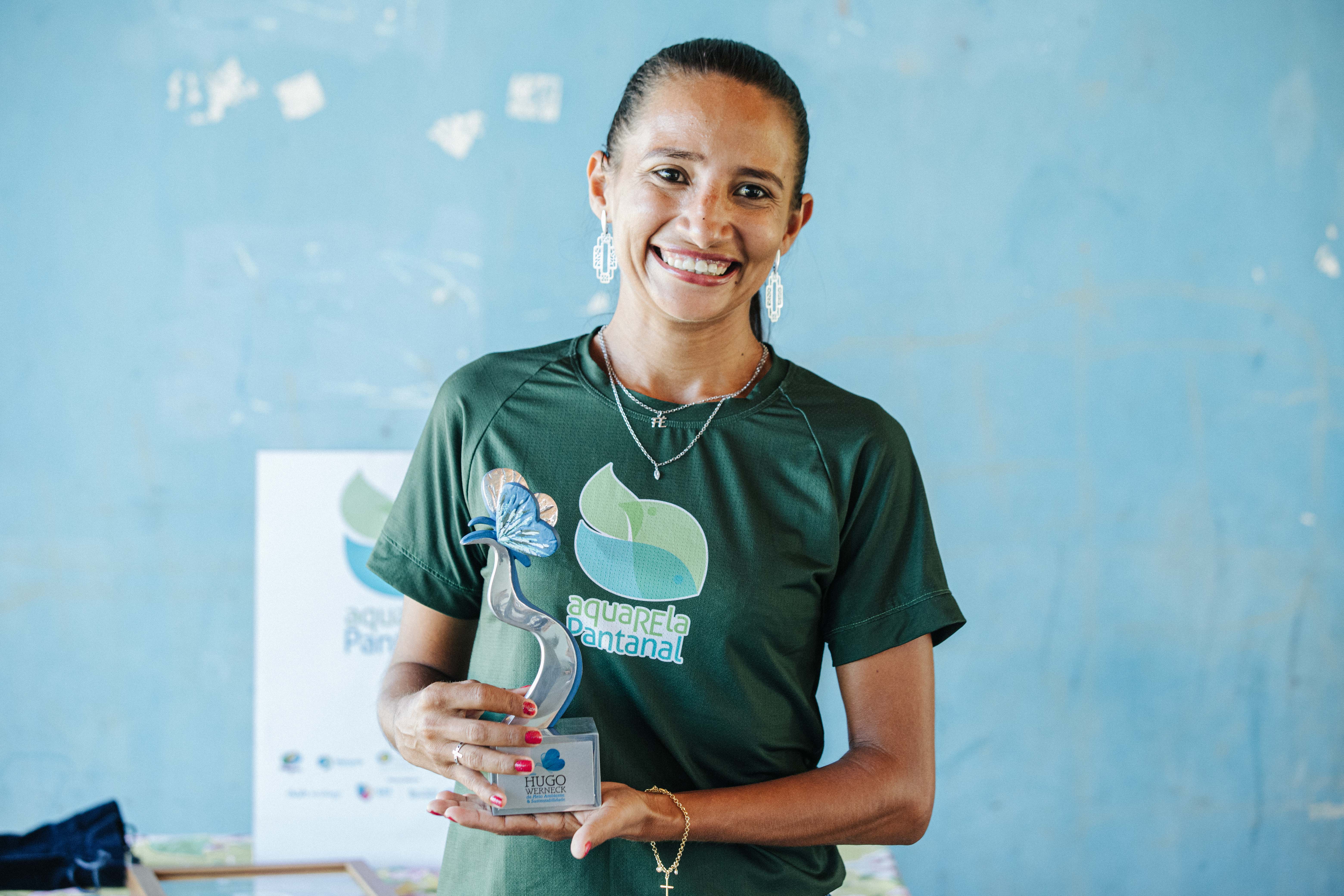 Aquarela Pantanal recebe prêmio de melhor exemplo de mobilização social em prol do meio ambiente