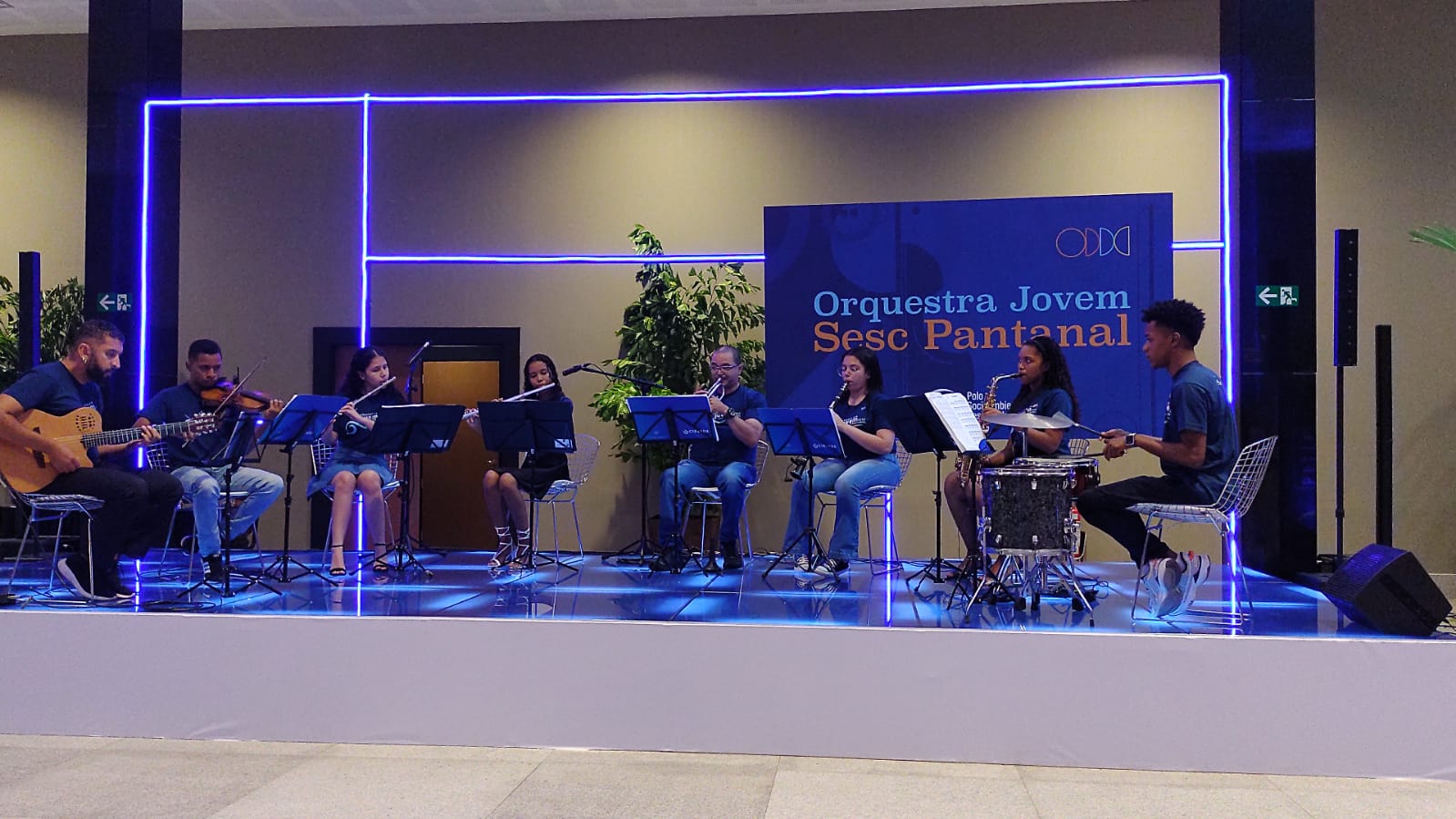 Jovens músicos de Poconé se apresentam em grande evento em Brasília